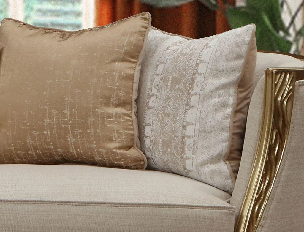 Beige Sofa Set 2Pcs K22869
