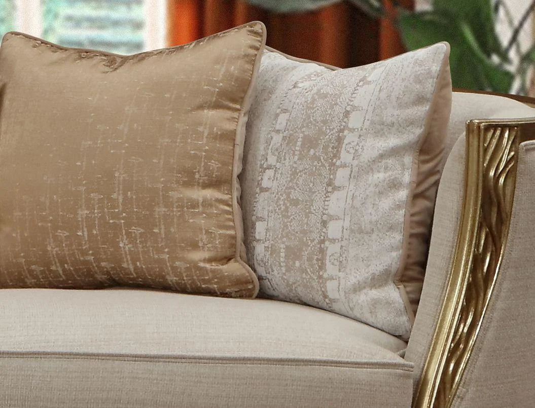 Beige Sofa Set 2Pcs K22869