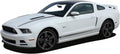 Black on Clear Base Lower Rocker Panel Vinyl Graphic Decal Stripes B783138