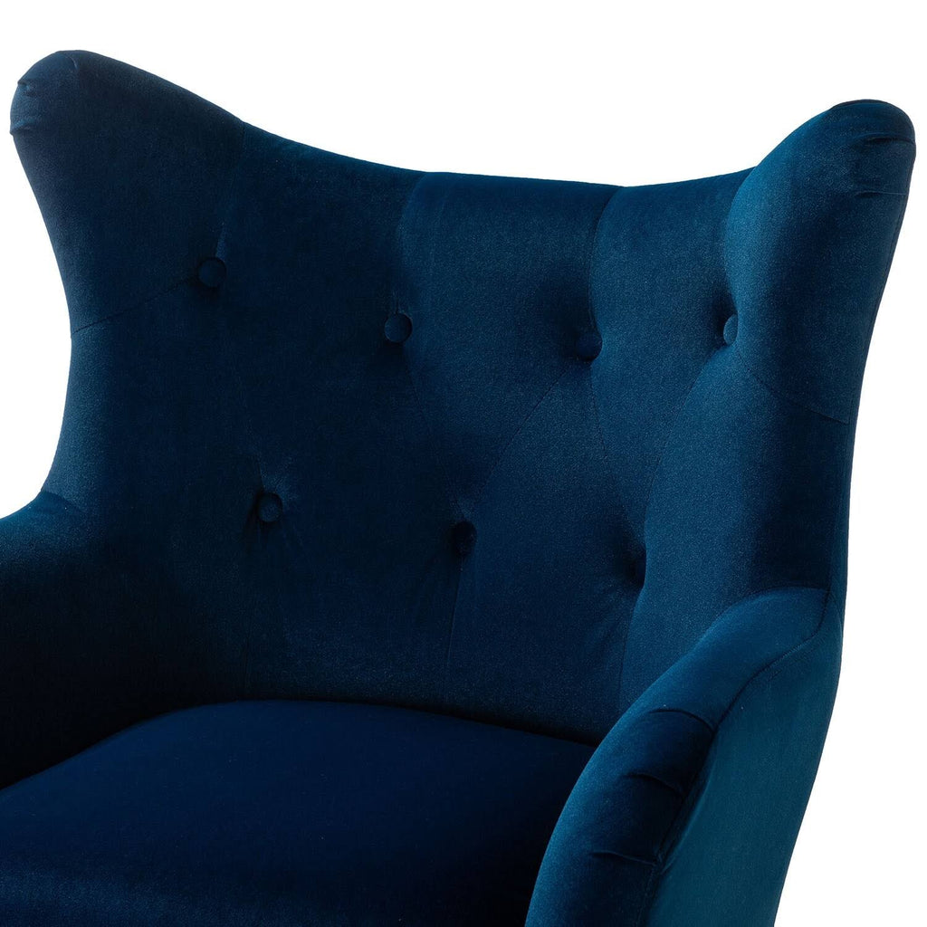 Purple Tufted Wingback Accent Chair, Set of 2 A815208