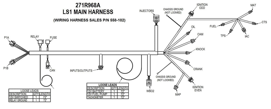 LS1 Main Harness G86361