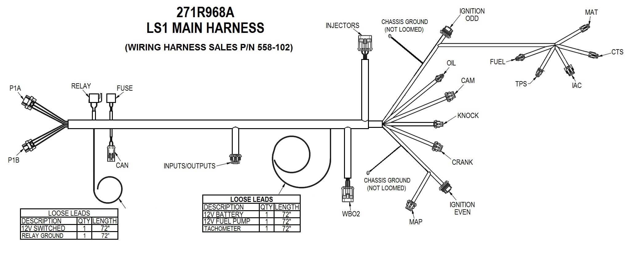 LS1 Main Harness G86361