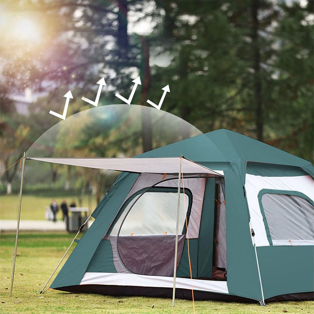 5 Person Waterproof Quick Set Portable Tent K79524