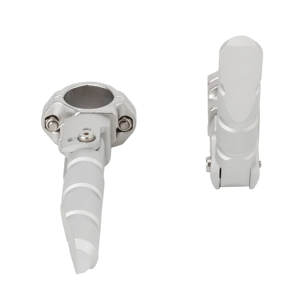 Universal Motorcycle 360 Rotatable Highway Crash Bar Foot Pegs C3222