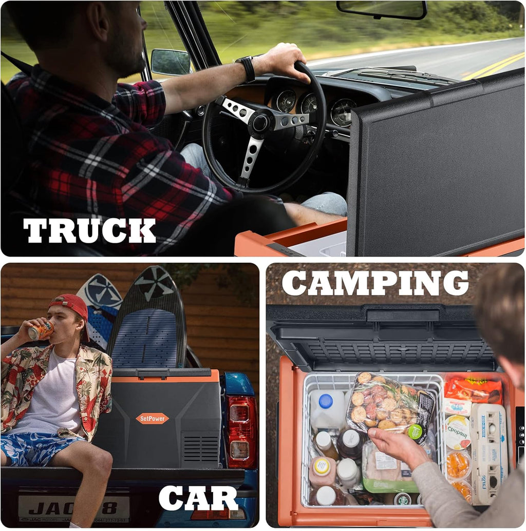 Portable Refrigerator Freezer Cooler, 12 volt, DC & AC & Solar Panel & Power Station N93916