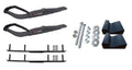 Black Razor Snowmobile Skis with 4" Round Bars Complete Kit J422813