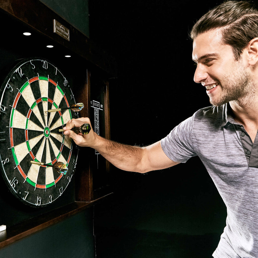 40 inch Dartboard Cabinet with LED Light T12169