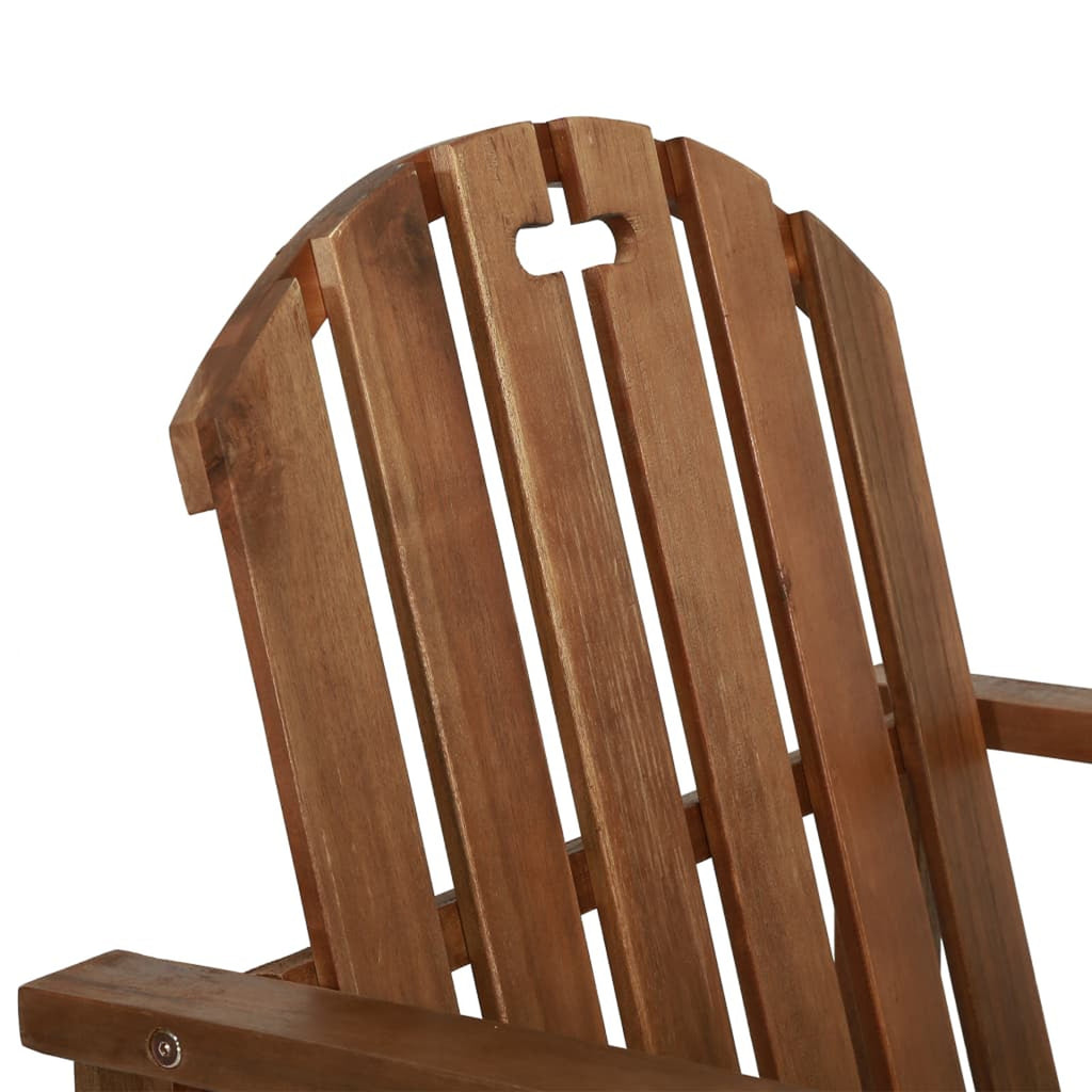 Set of 4 Acacia Wood Patio Lounge Set with Garden Bench and Coffee Side Table C21077