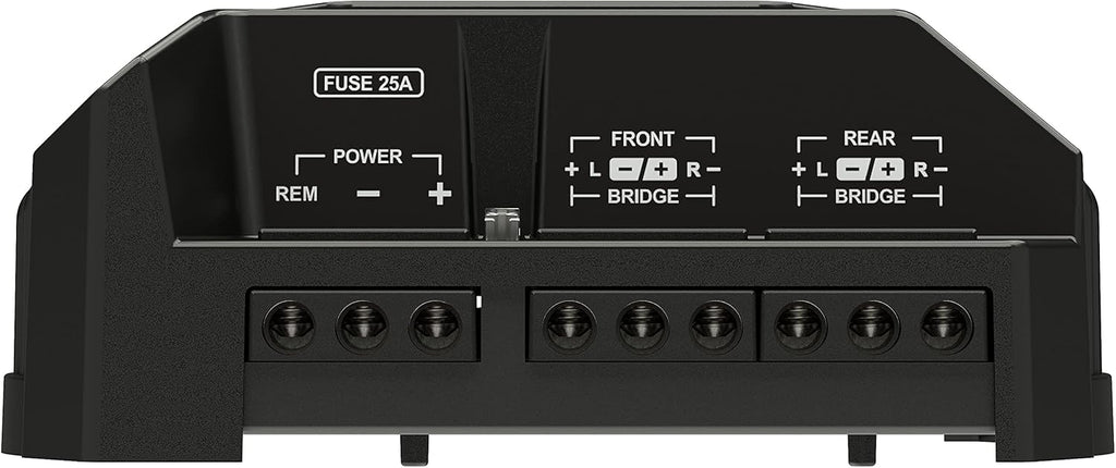 Compact Digital 4 Channels Amplifier, 400 Watts RMS 400x4, 2Ω Stable G77178