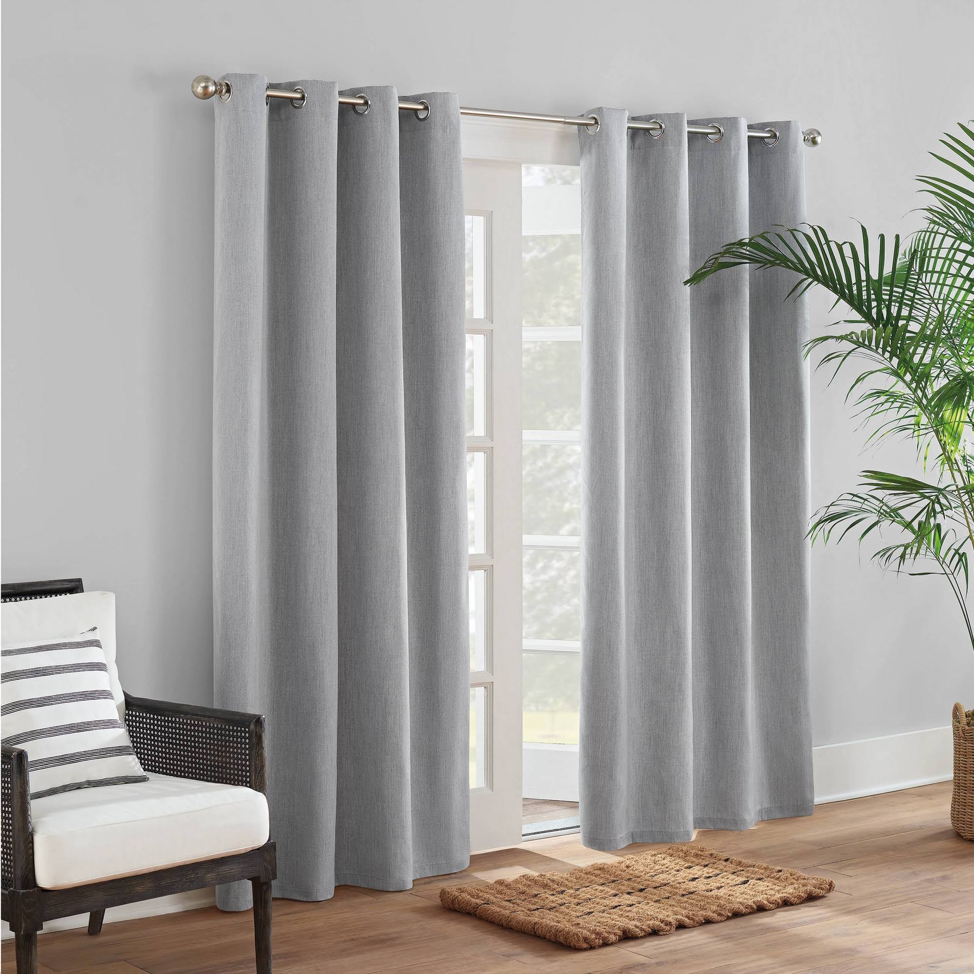 Grey Canvas Grommet Panel G229