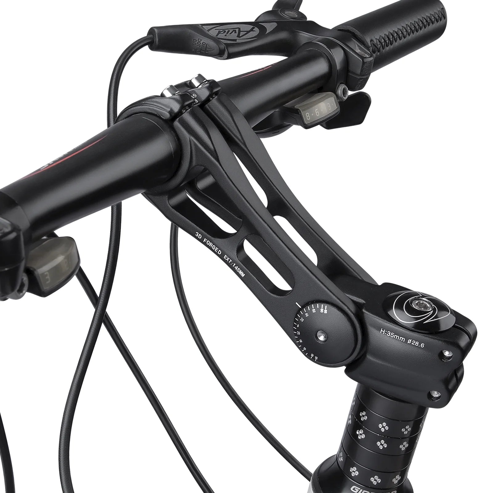 Adjustable 31.8mm Aluminium Alloy MTB Handlebar Stem R894329