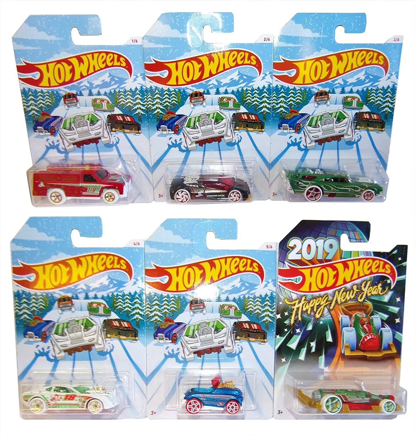 Hot Wheels 6 Pack Model Cars B78676