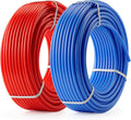 2 Rolls 1/2 Inch X 50 Ft Blue And Red PEX Pipe B932918