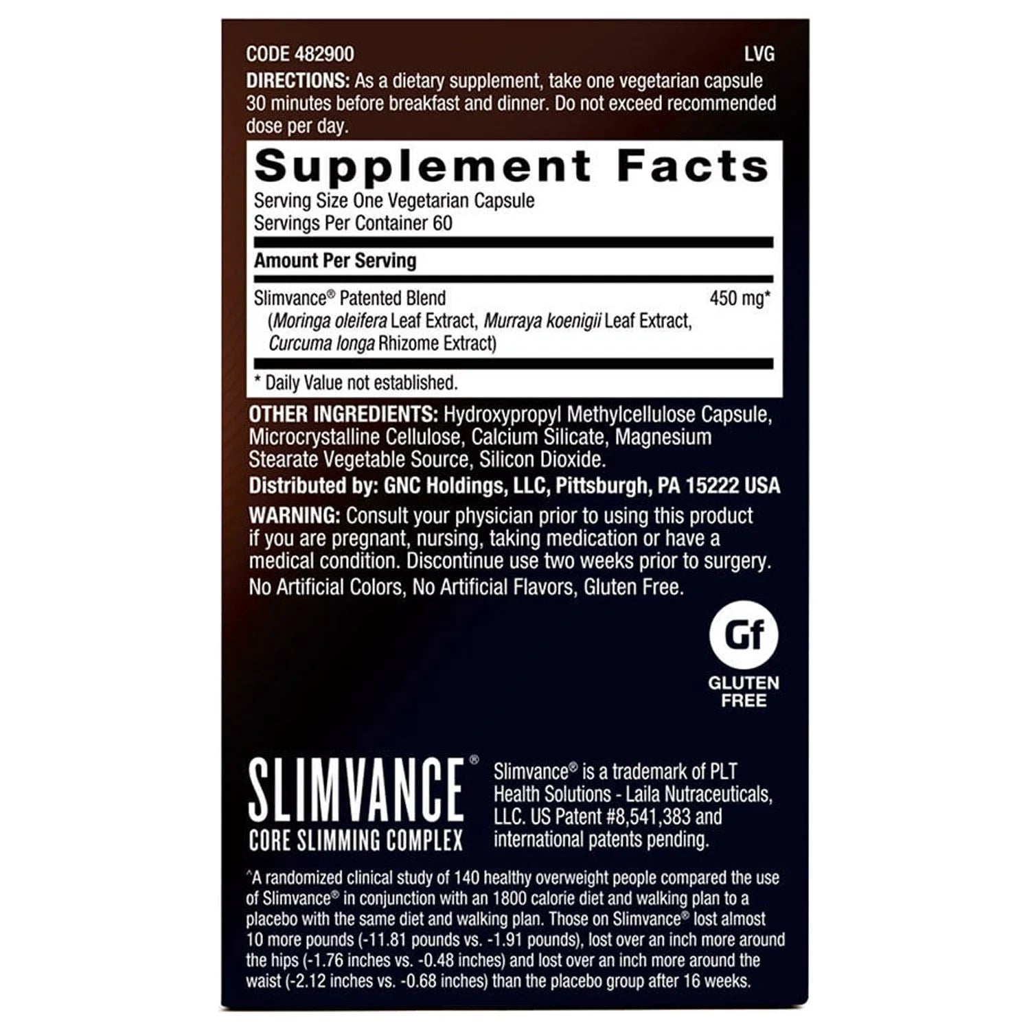 60 Count Stimulant Free Slimming Complex R277602