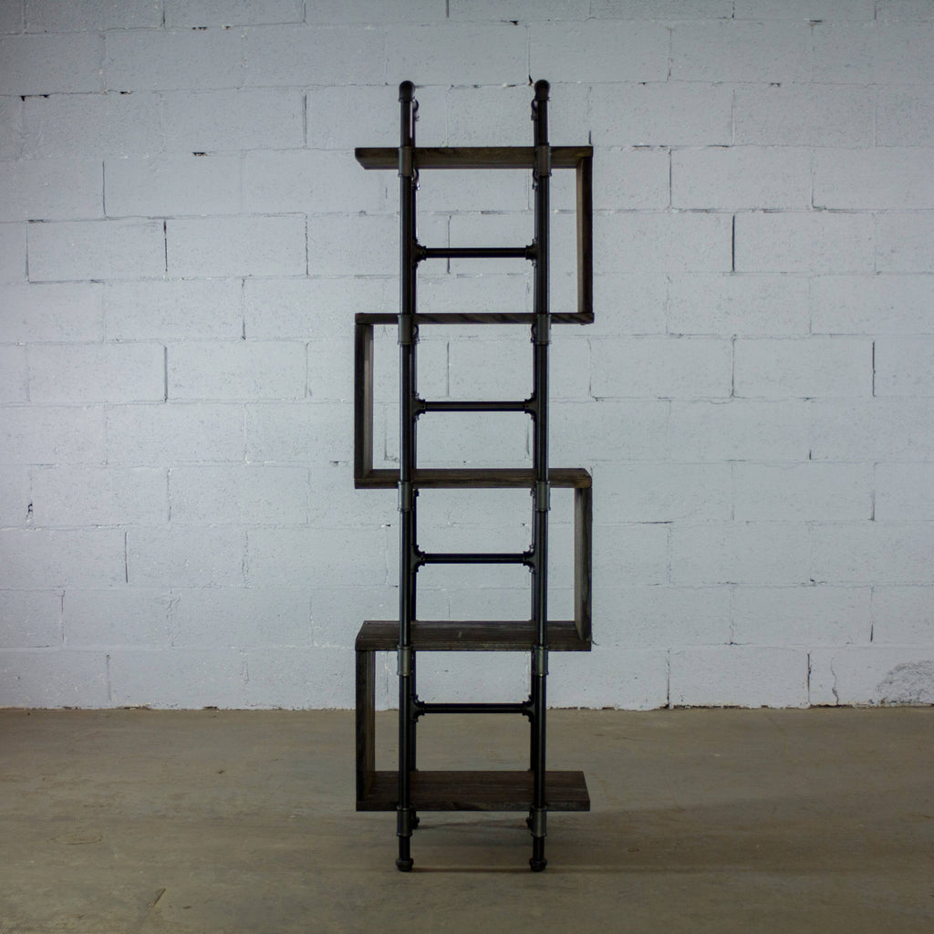 Modern Industrial Etagere Bookcase Display Y1483