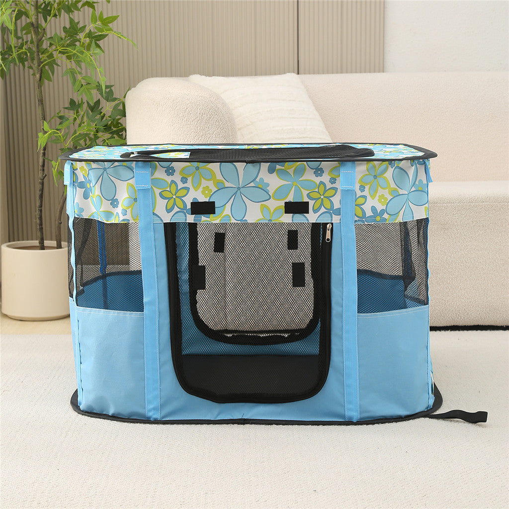 Portable Foldable Dog Playpen with Carrying Case I28205
