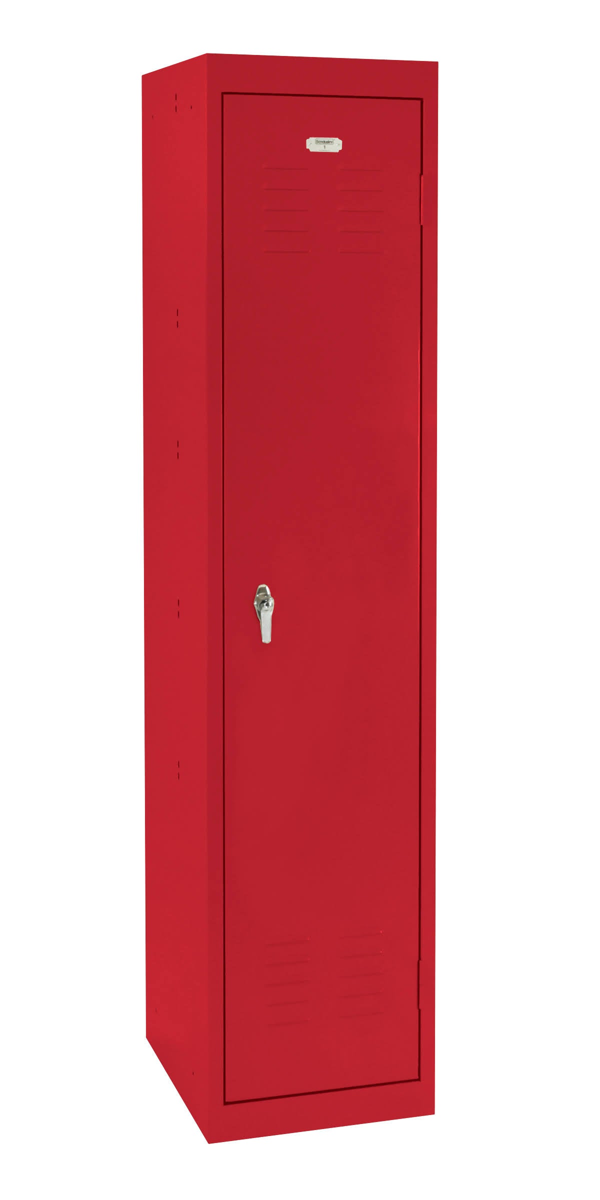 Red Single Tier Welded Storage Locker L63022