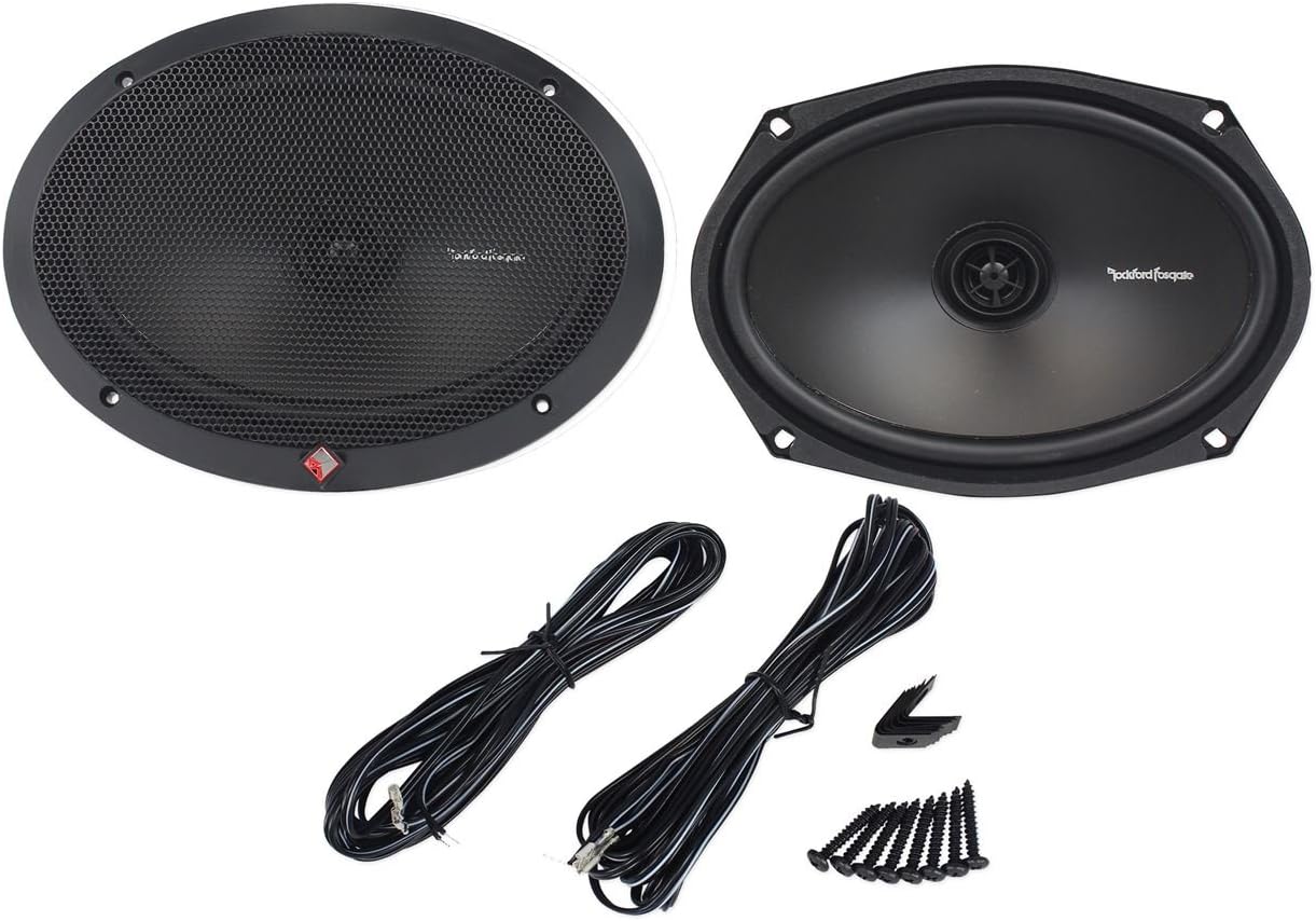6x9 260W 2-Way Car Audio Pair of Speakers with 2 Sealed Enclosures V598