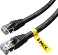 Cat 6 Ethernet Cable 1 ft Black (50-Pack) O49899