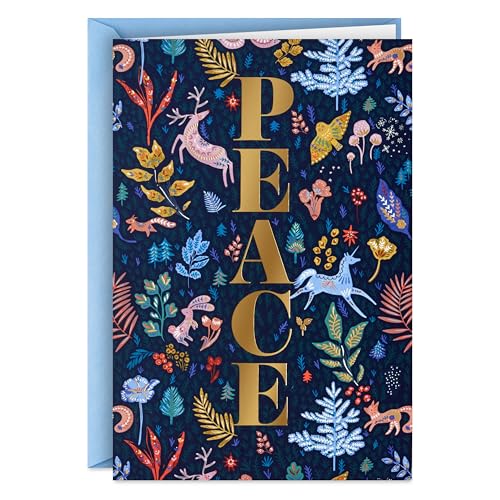 Boxed Christmas Cards (40 Cards and 40 Envelopes) Blue and Gold V631756