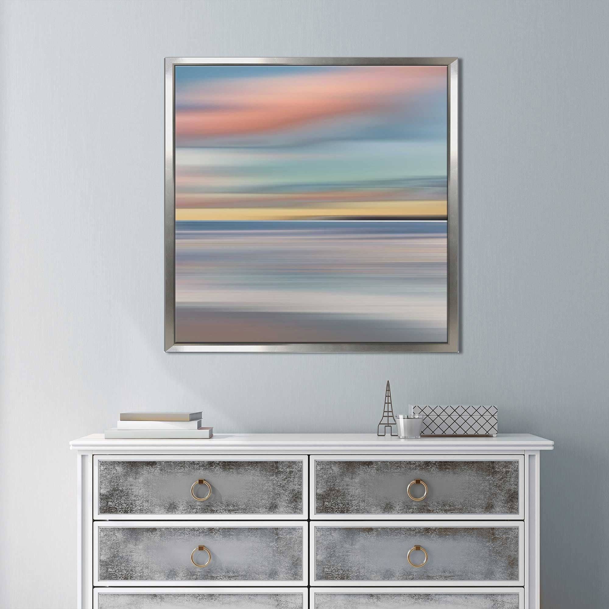 Blue Canvas Floating Frame F70240