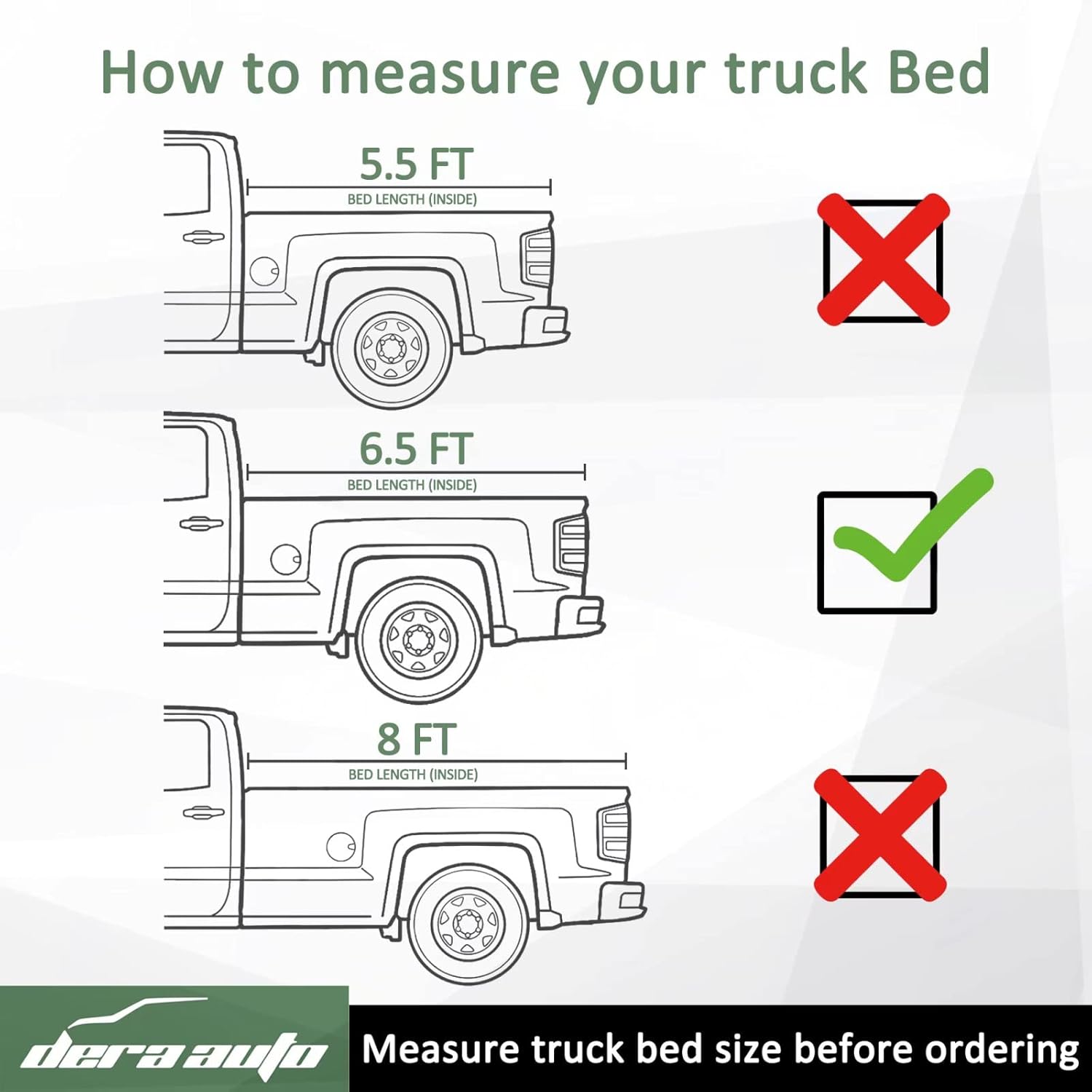 Hard Tri-Fold Truck Bed Tonneau Cover S47386