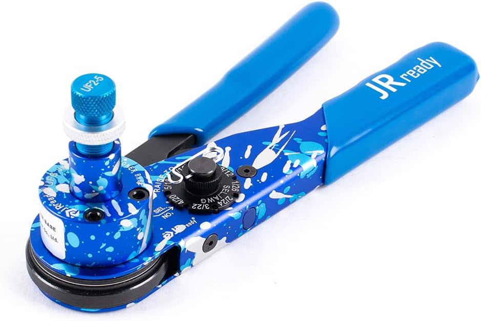 Closed Barrel Crimping Tool Kit with Universal Positioner for Heavy Duty Connectors Contacts Z7328