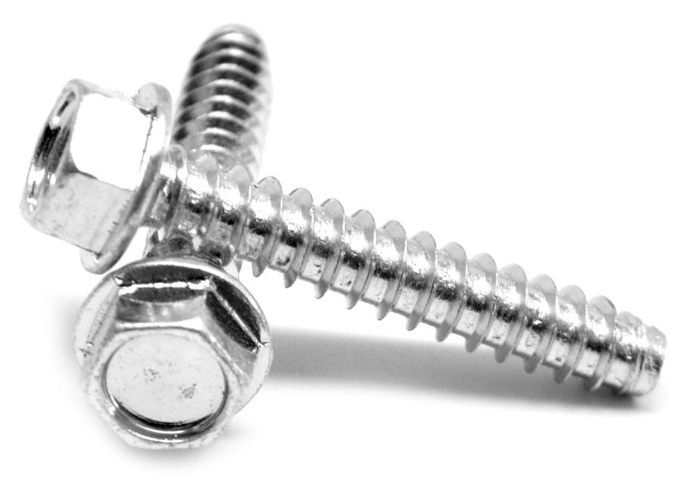 5/16-12 x 1/2 Sheet Metal Screw Hex Washer Head Type B Low Carbon Steel Zinc Plated F83598