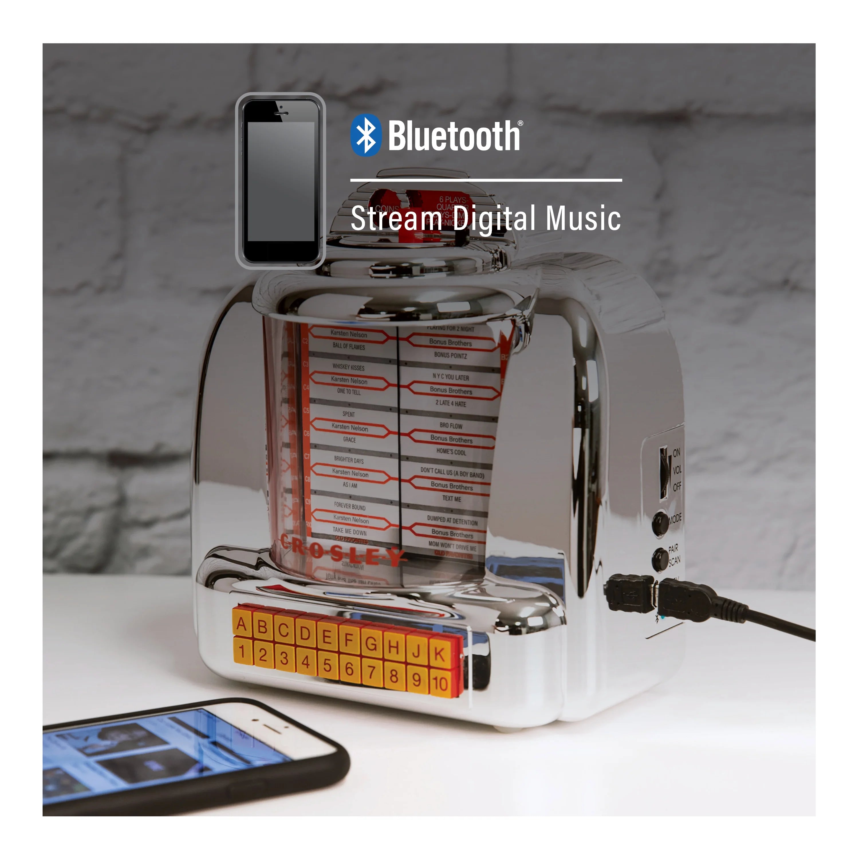 Diner Jukebox FM Radio with Bluetooth S823228