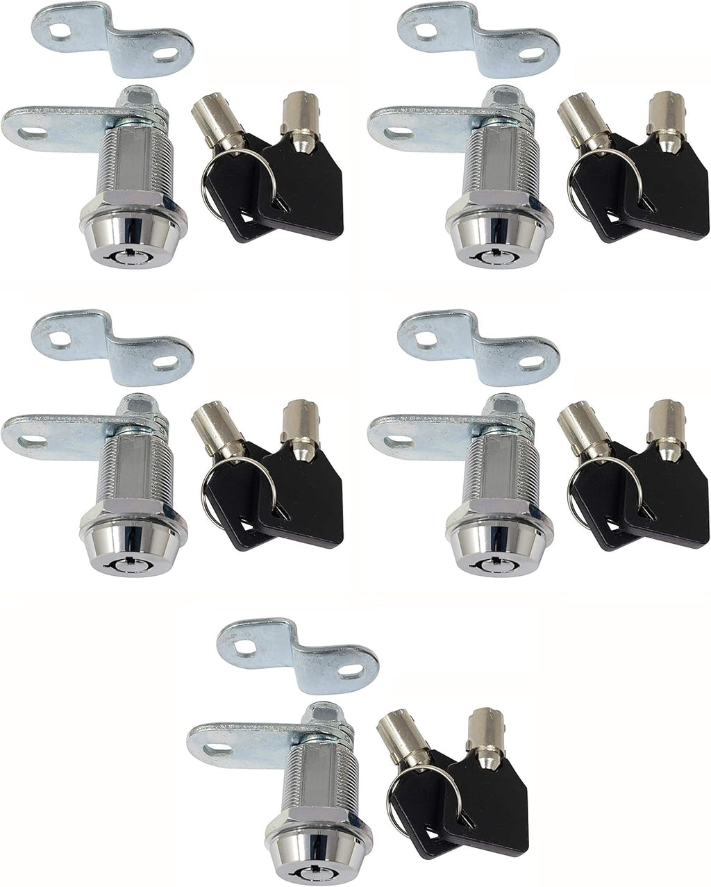 7/8 Inch RV Compartment Locks, Pack of 5, Utility Cam Locks D336659