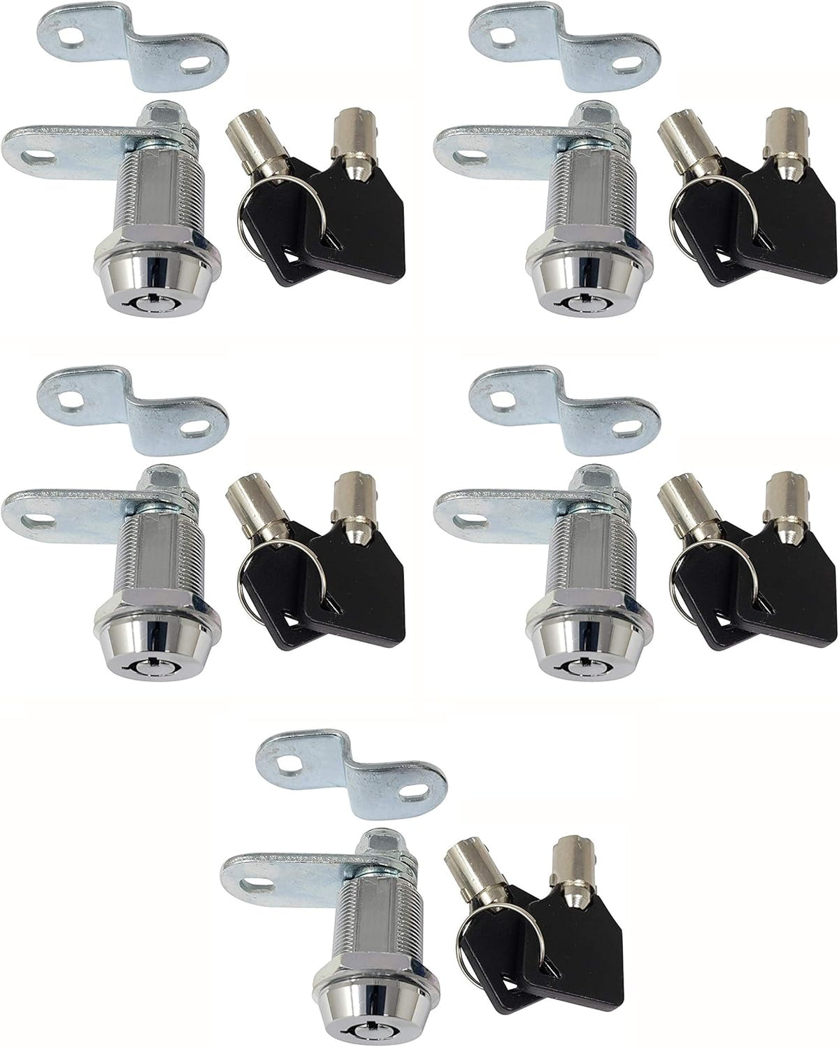 7/8 Inch RV Compartment Locks, Pack of 5, Utility Cam Locks D336659