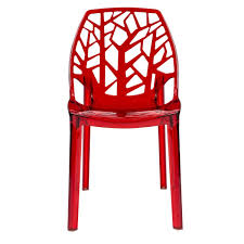 Clear Modern Dining Side Chair H461458