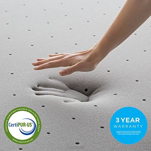 2 inch Bamboo Charcoal Memory Foam Mattress Topper California King B516368