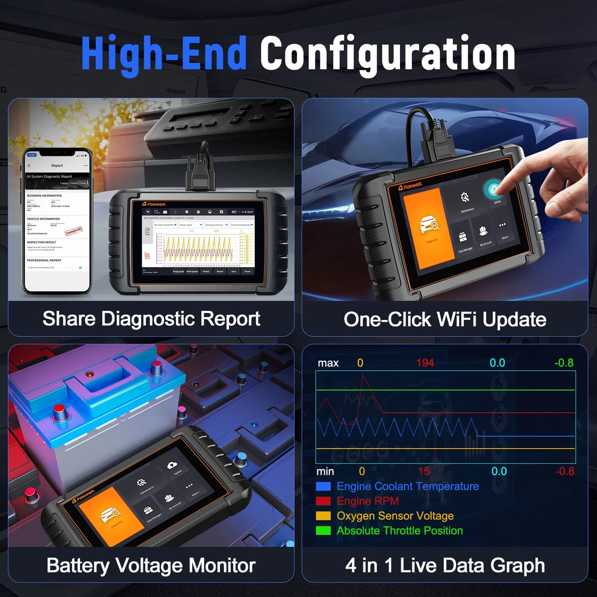 OBD2 Scanner Diagnostic Tool B557