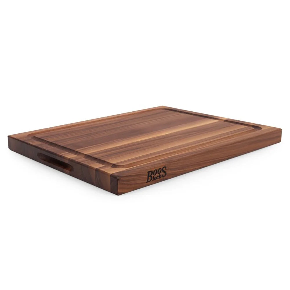 Walnut Wood 21 Inch Reversible Carving Board & 3 Piece Care Set Z7935