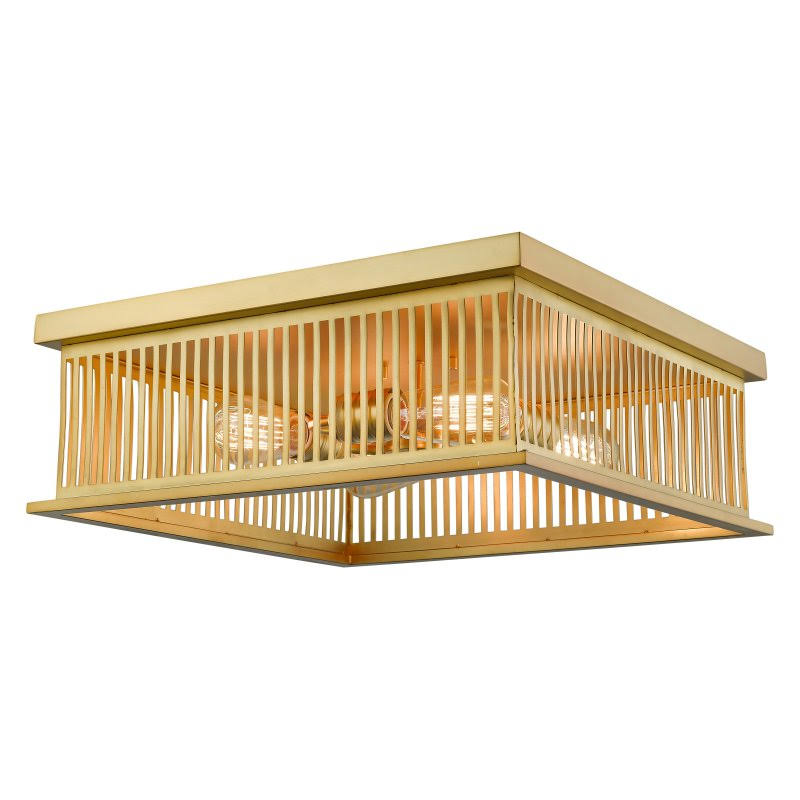 Brushed Nickel 2 Light Flush Mount N621284