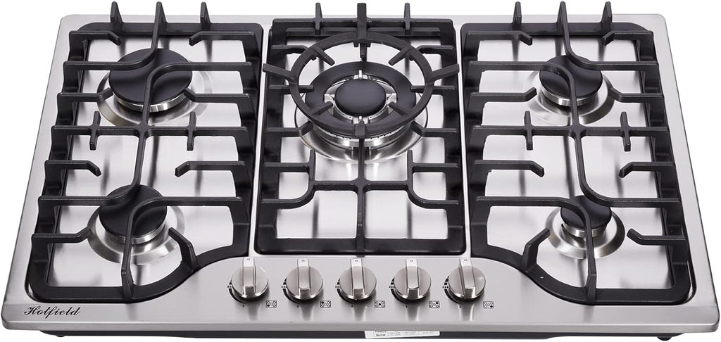 30 Inch 5 Burners Stainless Steel Gas Cooktop U320377