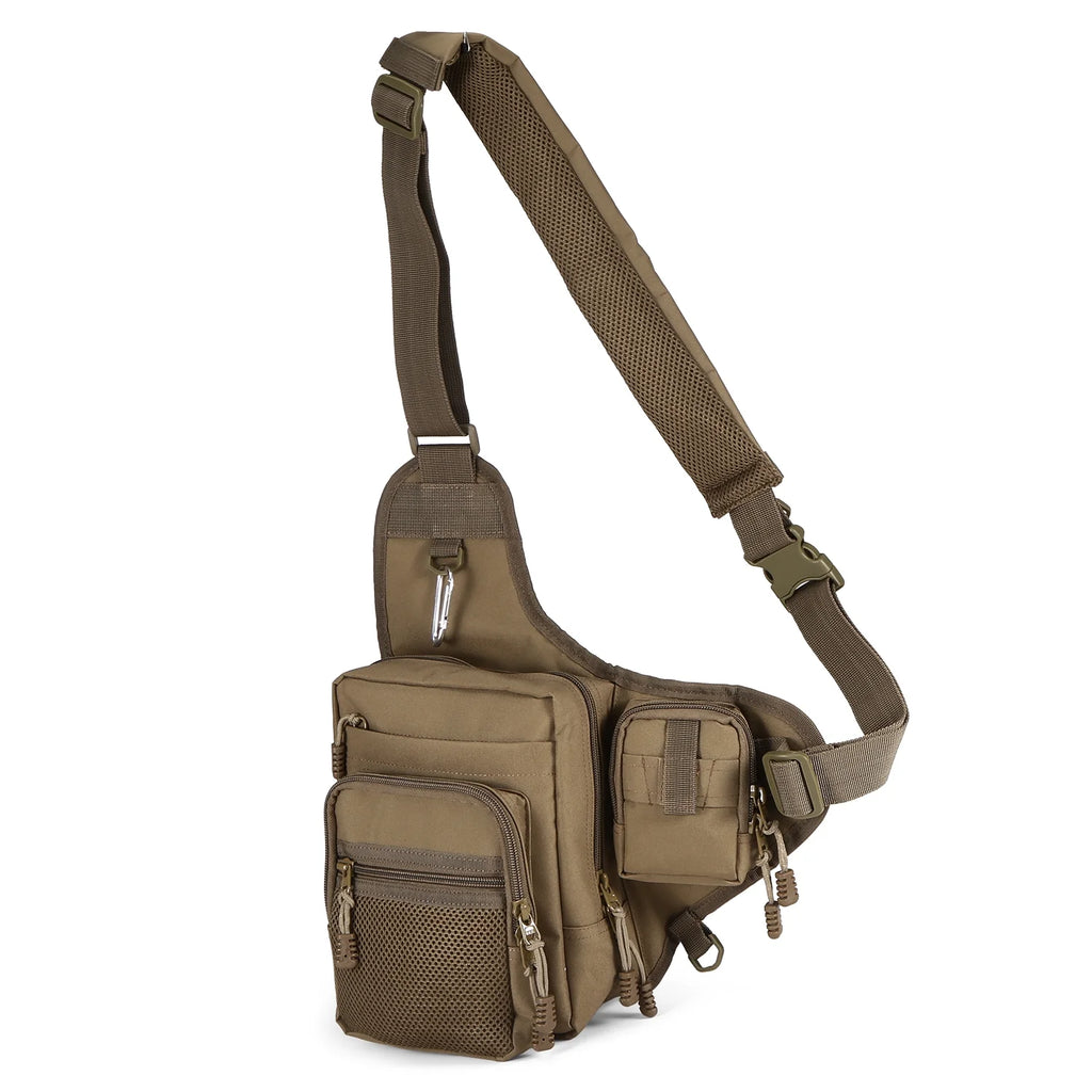 Waterproof Canvas Fishing Tackle Bag B56175