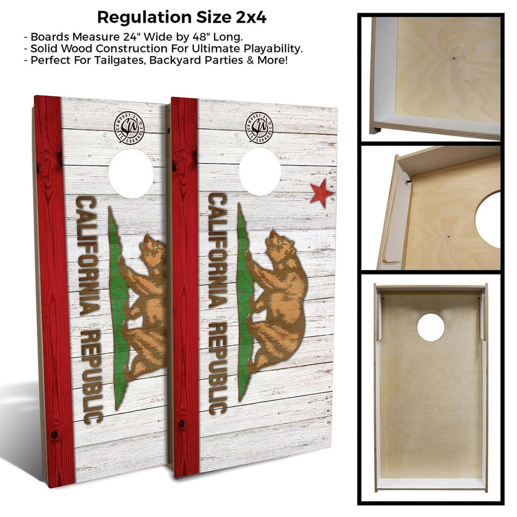 Solid Wood 10 Piece Cornhole Set O248461