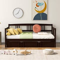Espresso Twin Daybed with Trundle A169
