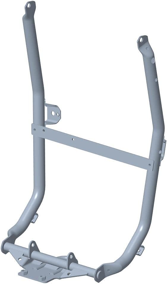 Front Medium Gloss Black ATV Bumper K8535