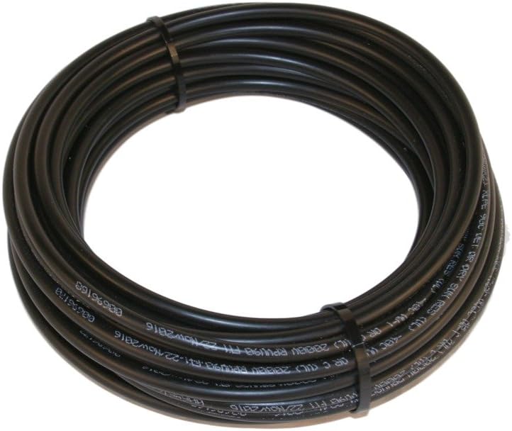50' Bulk Black Copper #10 AWG PV Wire with Tough XLPE Pack of 2 K8738