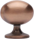 Oval Mushroom Knob 36mm 10 Pack Brushed Satin Nickel J60007