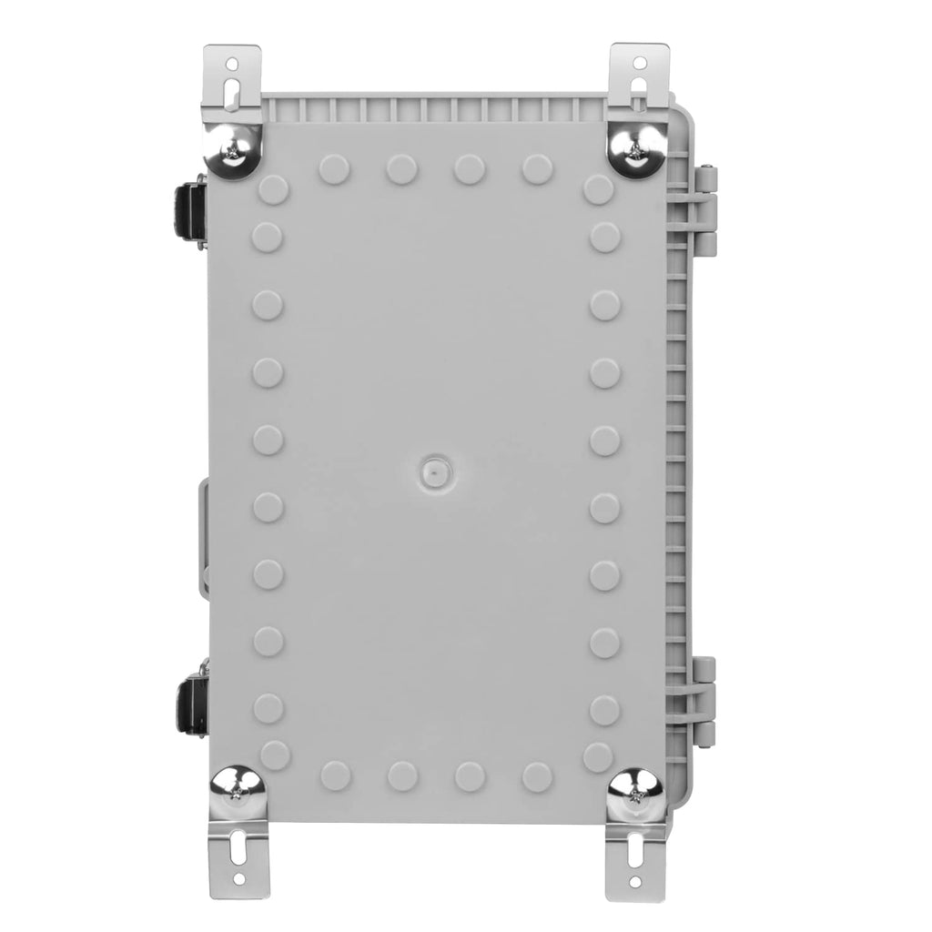 Waterproof Hinged Clear Cover ABS Plastic Junction Box, Pack of 2 K60038