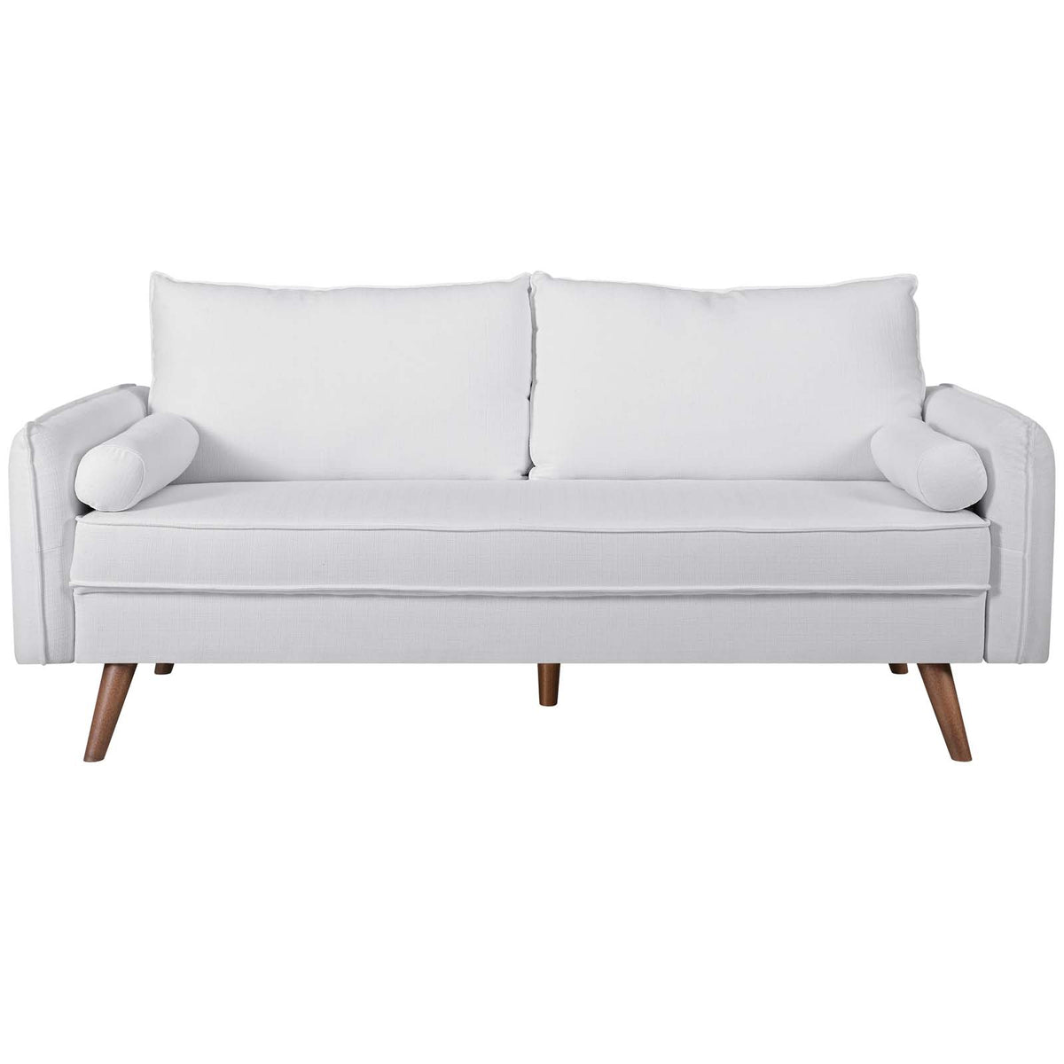 White Fabric Sofa L3803