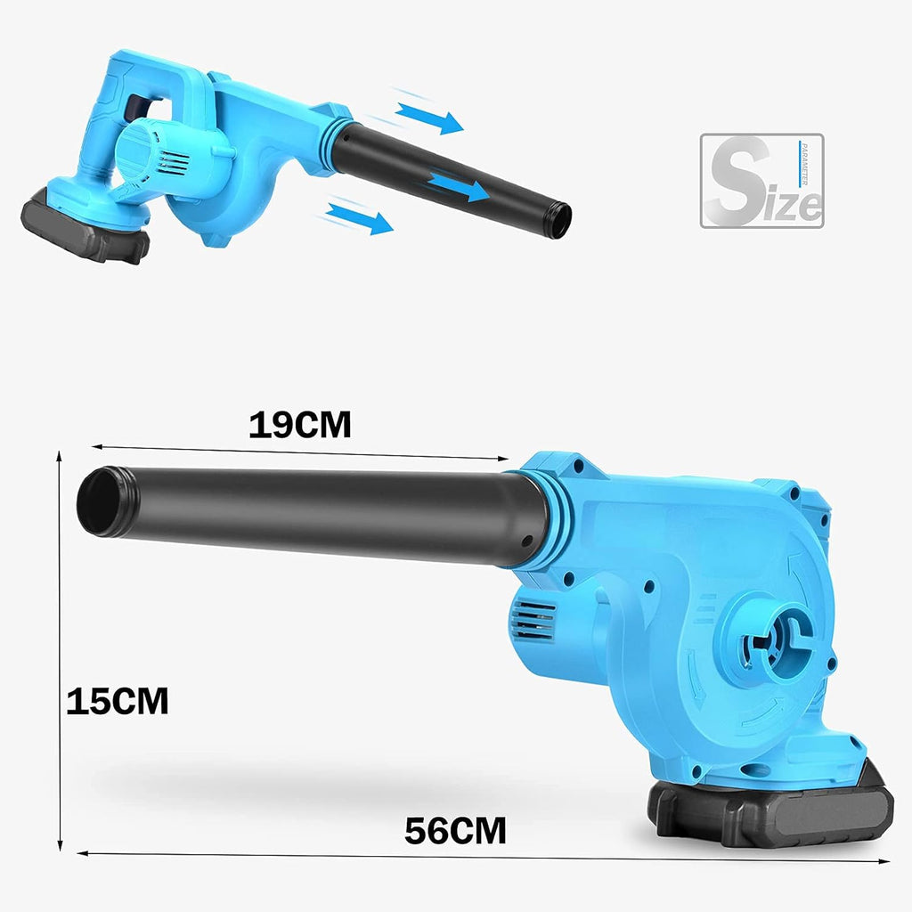 Cordless Leaf Blower 2 in 1 Electric Handheld Sweeper/Vacuum 20V 2.0Ah Lithium Battery 2pcs and Charger Y43950