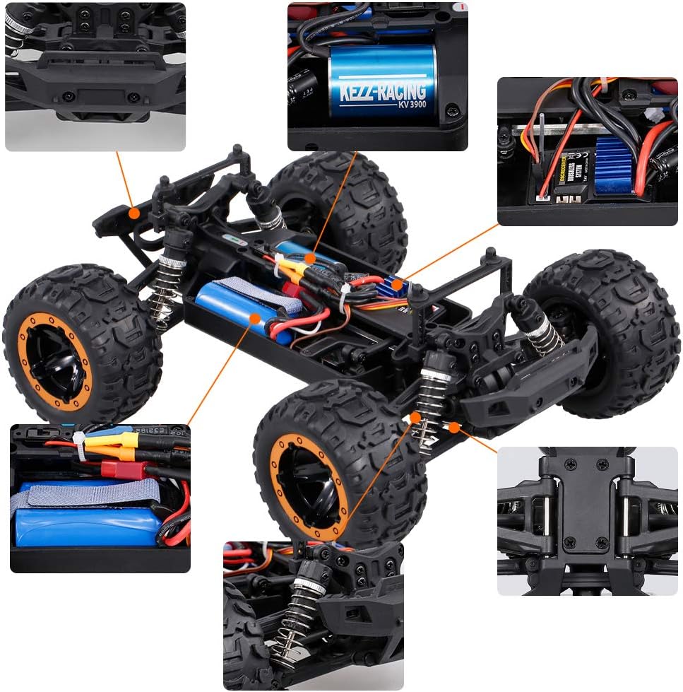 1:16 Scale 4WD RC Car Orange Q177