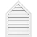 Peaked Top Surface Mount PVC Gable Vent N65453