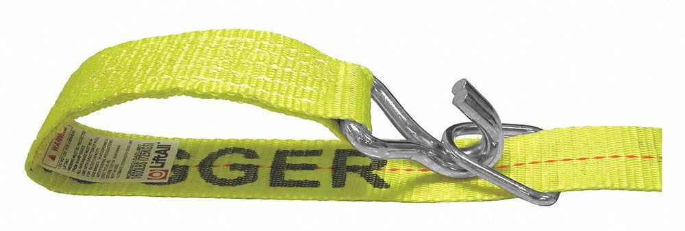Ratchet Tie Down Strap, Poly, 27 ft. S5912