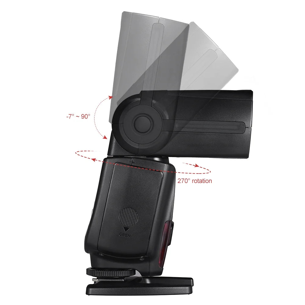 Wireless TTL Slave Flash Speedlite GN58 for Nikon DSLR I3919